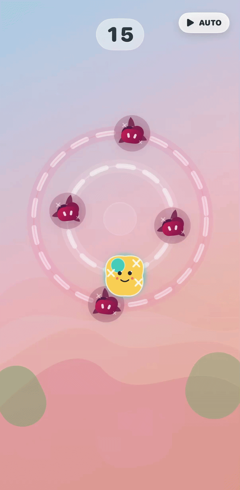 Animiertes Pulse Loop Gameplay mit Glim auf zwei Ringen
